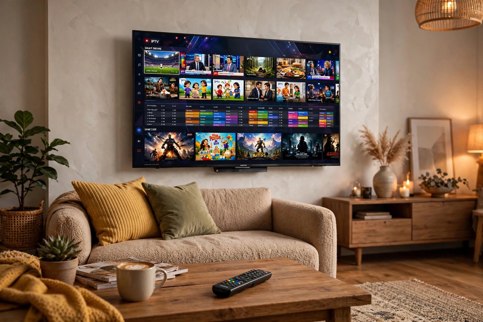 Smart TV Samsung con interfaz IPTV instalada – guía de instalación 2026